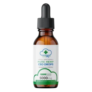Hemp CBD Oil Drops 5000mg 30ml Natural Flavor Full Spectrum