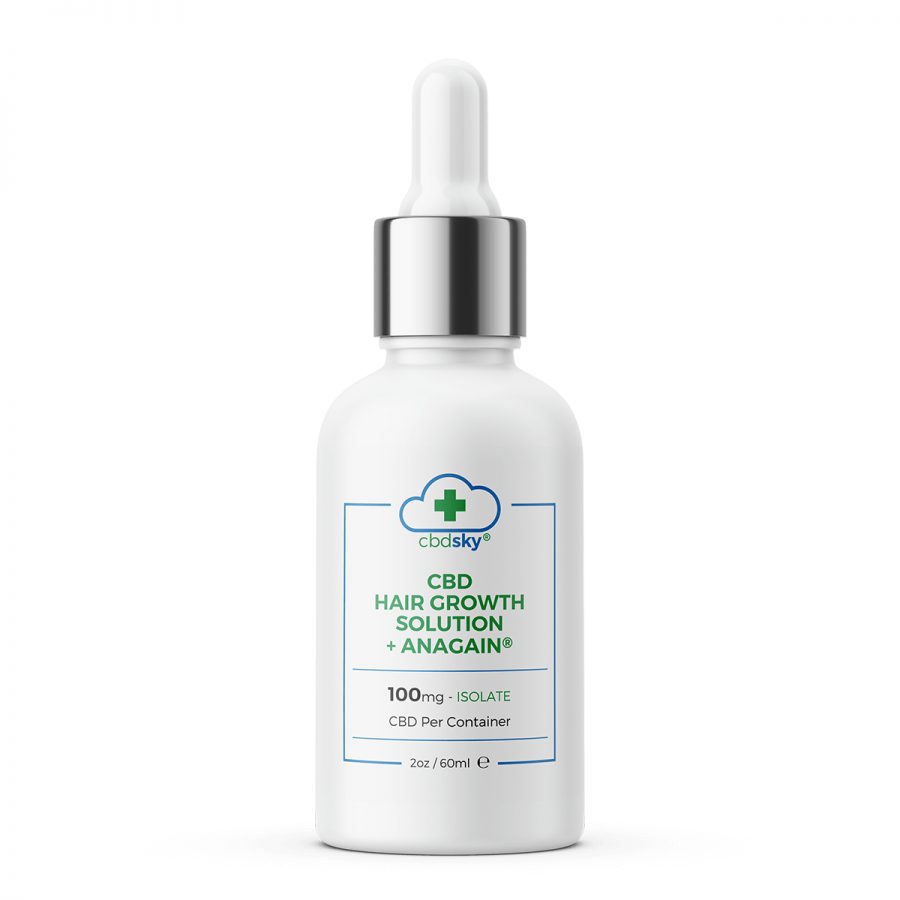 CBD Leave In Hair Growth Solution AnaGain 2oz 100mg Isolate
