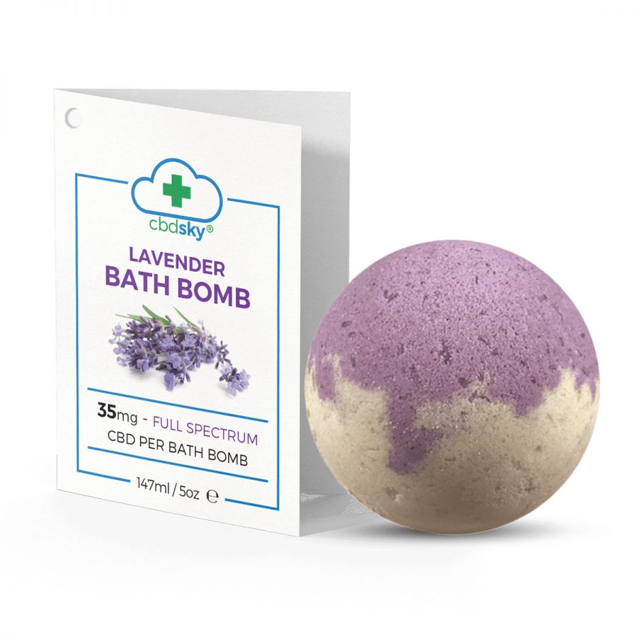 CBD bath bomb lavender