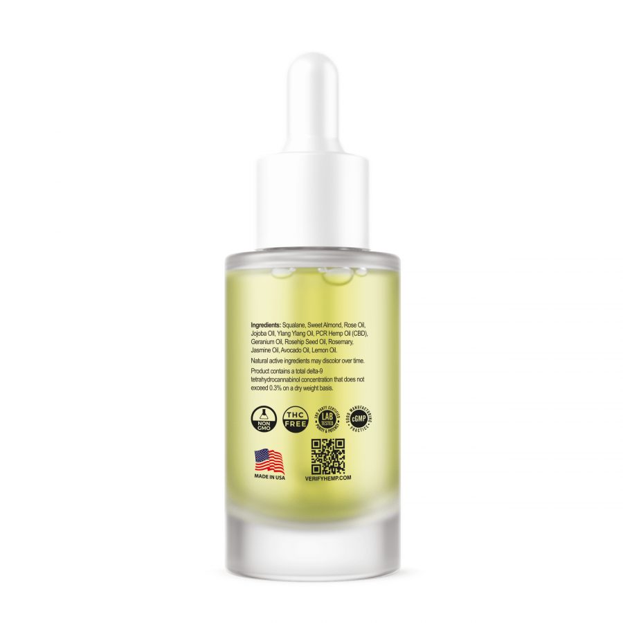 CBD FS 300mg All Natural Intensive Rapid Repair Serum for Damaged Hair v2 label